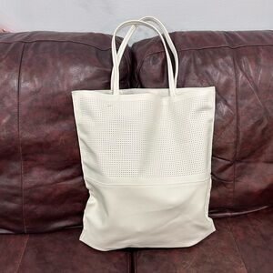 Saks fifth avenue Elegant Cream Tote Bag